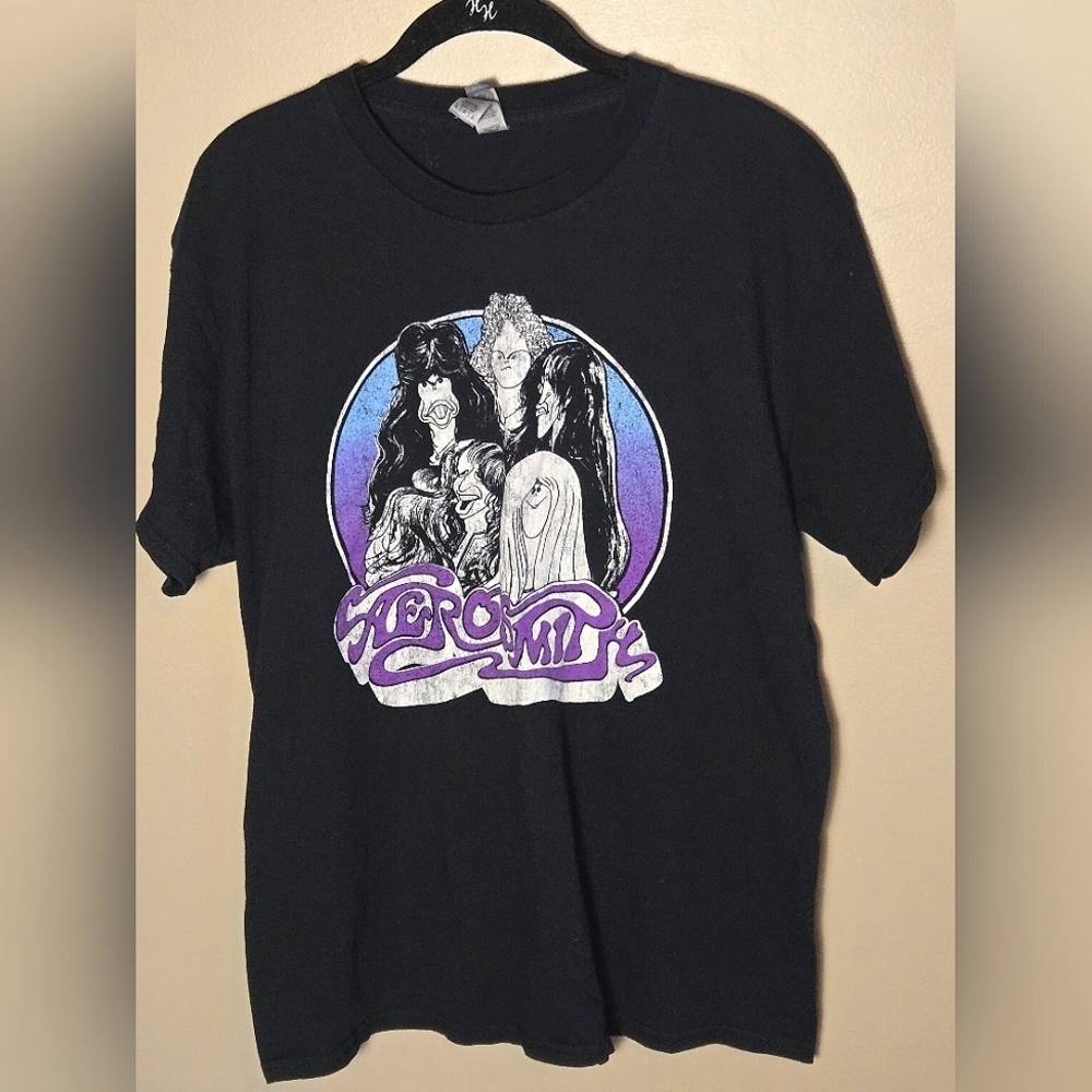 Rare Aerosmith 50th Anniversary Fenway Park‎ Draw The Line Concert Shirt, Large